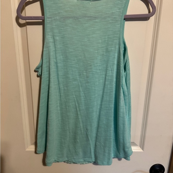 Coco + Jaimeson Mint Lace Detail Tank Top Size‎ Large - Picture 4 of 4